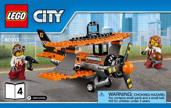 Istruzioni per la Costruzione - LEGO - City - 60103 - Show aereo all'aeroporto: Page 1