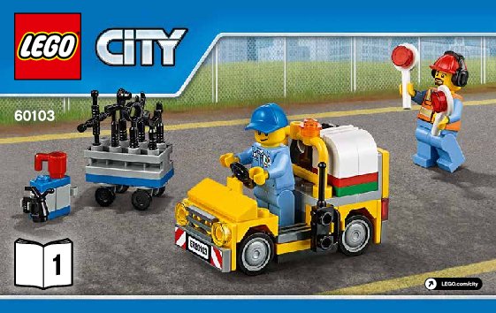 Istruzioni per la Costruzione - LEGO - City - 60103 - Show aereo all'aeroporto: Page 1