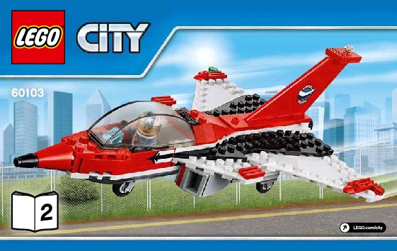 Istruzioni per la Costruzione - LEGO - City - 60103 - Show aereo all'aeroporto: Page 1