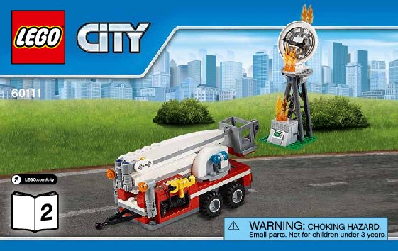 Istruzioni per la Costruzione - LEGO - City - 60111 - Camion dei vigili del fuoco: Page 1