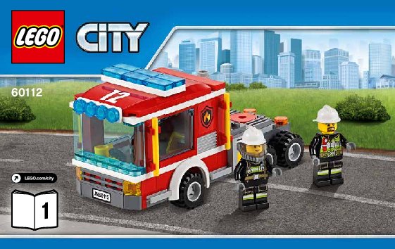 Istruzioni per la Costruzione - LEGO - City - 60112 - Camion dei pompieri: Page 1