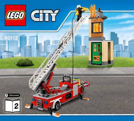 Istruzioni per la Costruzione - LEGO - City - 60112 - Camion dei pompieri: Page 1