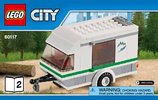 Istruzioni per la Costruzione - LEGO - City - 60117 - Furgone e caravan: Page 1