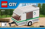 Istruzioni per la Costruzione - LEGO - City - 60117 - Furgone e caravan: Page 1