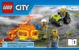 Istruzioni per la Costruzione - LEGO - City - 60122 - Cingolato vulcanico: Page 1