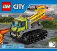 Istruzioni per la Costruzione - LEGO - City - 60122 - Cingolato vulcanico: Page 1