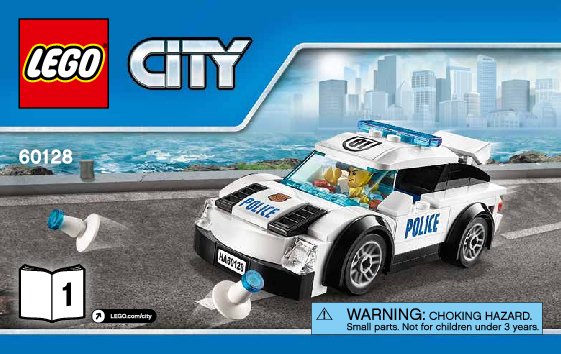 Istruzioni per la Costruzione - LEGO - City - 60128 - Inseguimento della Polizia: Page 1