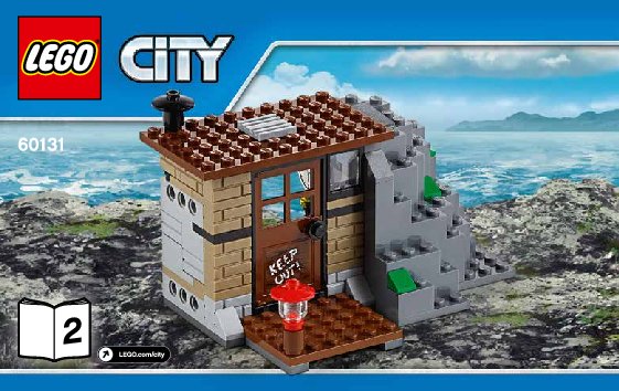 Istruzioni per la Costruzione - LEGO - City - 60131 - I ladri dell'isola: Page 1