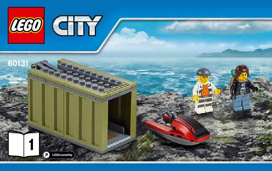 Istruzioni per la Costruzione - LEGO - City - 60131 - I ladri dell'isola: Page 1