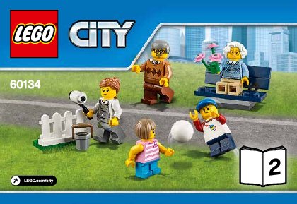 Istruzioni per la Costruzione - LEGO - City - 60134 - Divertimento al parco - City People Pack: Page 1