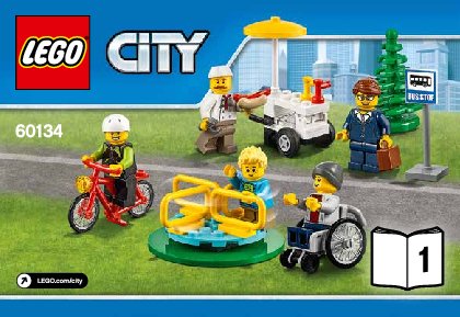 Istruzioni per la Costruzione - LEGO - City - 60134 - Divertimento al parco - City People Pack: Page 1