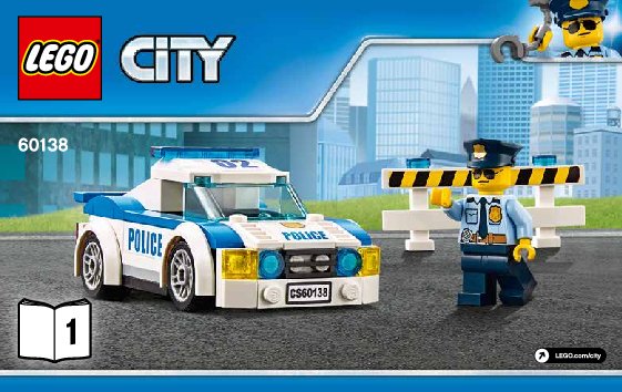 Istruzioni per la Costruzione - LEGO - 60138 - High-speed Chase: Page 1