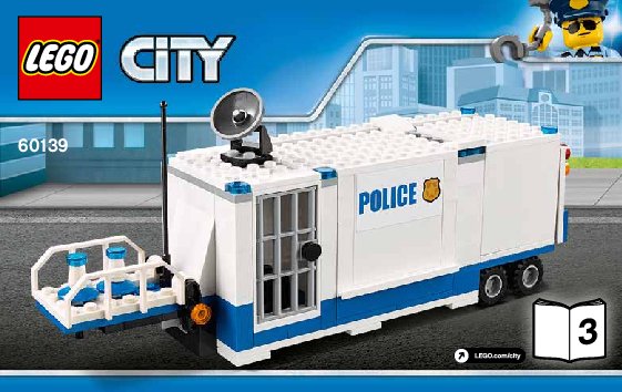 Istruzioni per la Costruzione - LEGO - 60139 - Mobile Command Center: Page 1