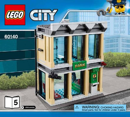 Istruzioni per la Costruzione - LEGO - City - 60140 - Rapina con il bulldozer: Page 1