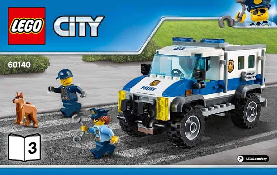 Istruzioni per la Costruzione - LEGO - 60140 - Bulldozer Break-in: Page 1