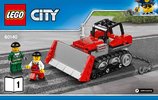 Istruzioni per la Costruzione - LEGO - City - 60140 - Rapina con il bulldozer: Page 1