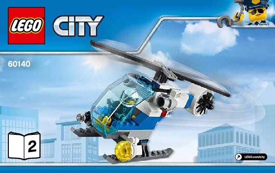 Istruzioni per la Costruzione - LEGO - City - 60140 - Rapina con il bulldozer: Page 1