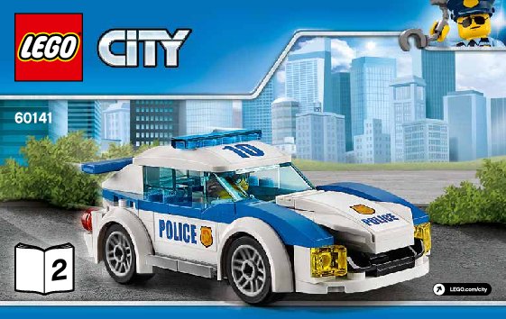 Istruzioni per la Costruzione - LEGO - City - 60141 - Stazione di Polizia: Page 1