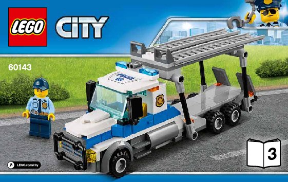 Istruzioni per la Costruzione - LEGO - 60143 - Auto Transport Heist: Page 1