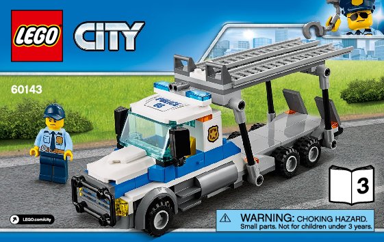 Istruzioni per la Costruzione - LEGO - City - 60143 - Rapina all’autotrasportatore: Page 1