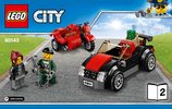 Istruzioni per la Costruzione - LEGO - 60143 - Auto Transport Heist: Page 1