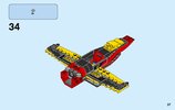 Istruzioni per la Costruzione - LEGO - 60144 - Race Plane: Page 37