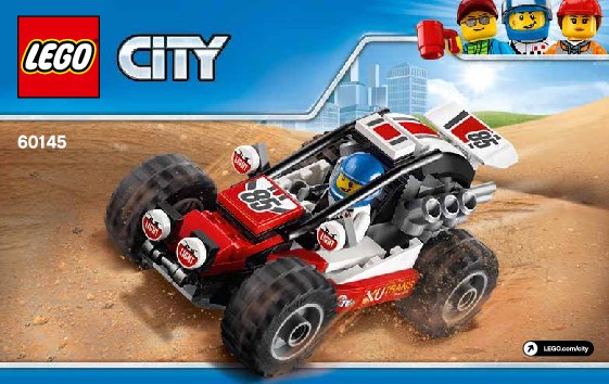 Istruzioni per la Costruzione - LEGO - City - 60145 - Buggy: Page 1