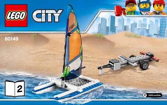 Istruzioni per la Costruzione - LEGO - 60149 - 4x4 with Catamaran: Page 1