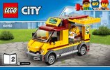 Istruzioni per la Costruzione - LEGO - 60150 - Pizza Van: Page 1