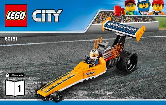 Istruzioni per la Costruzione - LEGO - 60151 - Dragster Transporter: Page 1