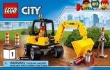 Istruzioni per la Costruzione - LEGO - 60152 - Sweeper & Excavator: Page 1