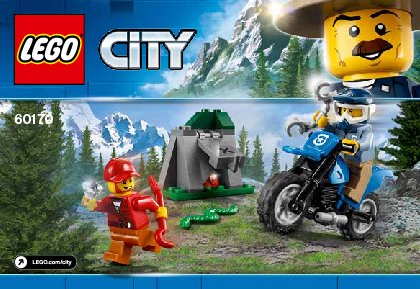 Istruzioni per la Costruzione - LEGO - 60170 - Off-Road Chase: Page 1