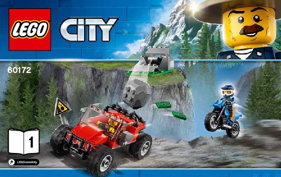 Istruzioni per la Costruzione - LEGO - 60172 - Dirt Road Pursuit: Page 1