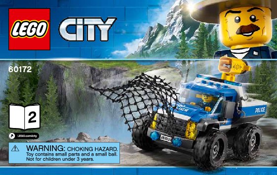 Istruzioni per la Costruzione - LEGO - 60172 - Dirt Road Pursuit: Page 1