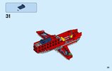 Istruzioni per la Costruzione - LEGO - 60177 - Airshow Jet: Page 35