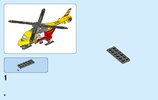 Istruzioni per la Costruzione - LEGO - 60179 - Ambulance Helicopter: Page 6