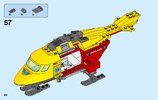 Istruzioni per la Costruzione - LEGO - 60179 - Ambulance Helicopter: Page 60