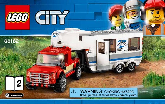 Istruzioni per la Costruzione - LEGO - 60182 - Pickup & Caravan: Page 1