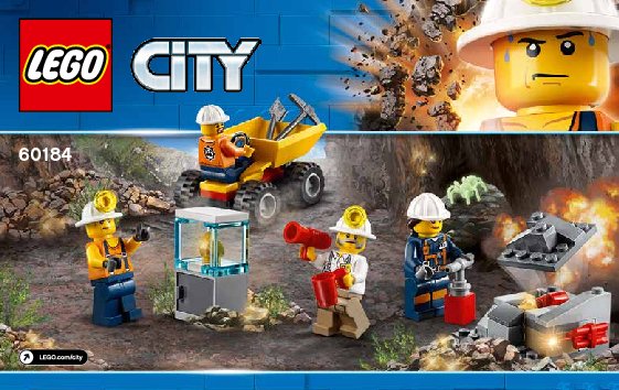 Istruzioni per la Costruzione - LEGO - 60184 - Mining Team: Page 1