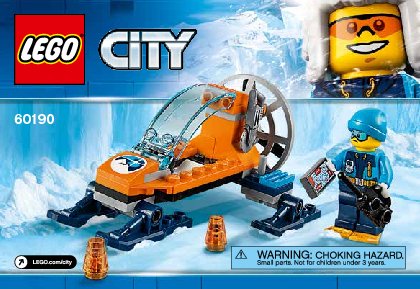 Istruzioni per la Costruzione - LEGO - 60190 - Arctic Ice Glider: Page 1