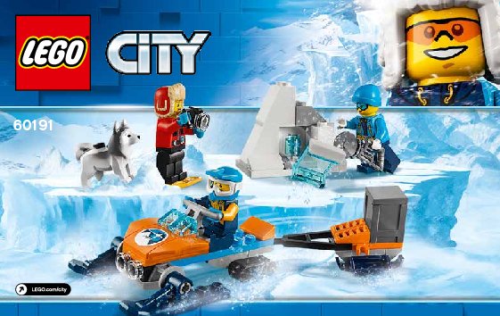 Istruzioni per la Costruzione - LEGO - 60191 - Arctic Exploration Team: Page 1