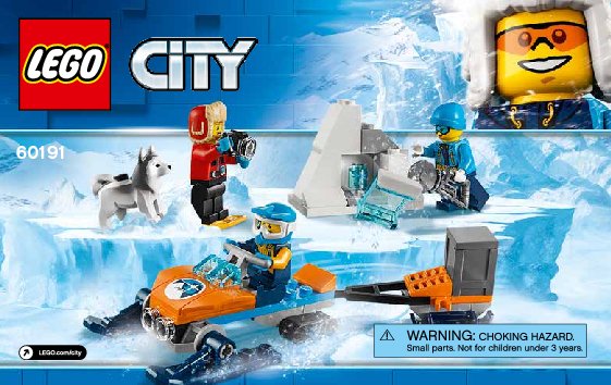 Istruzioni per la Costruzione - LEGO - 60191 - Arctic Exploration Team: Page 1