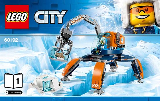 Istruzioni per la Costruzione - LEGO - 60192 - Arctic Ice Crawler: Page 1