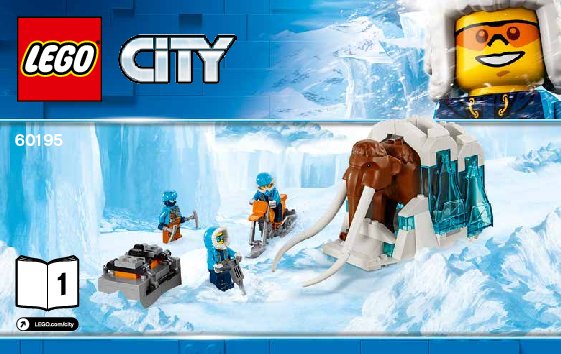 Istruzioni per la Costruzione - LEGO - 60195 - Arctic Mobile Exploration Base: Page 1