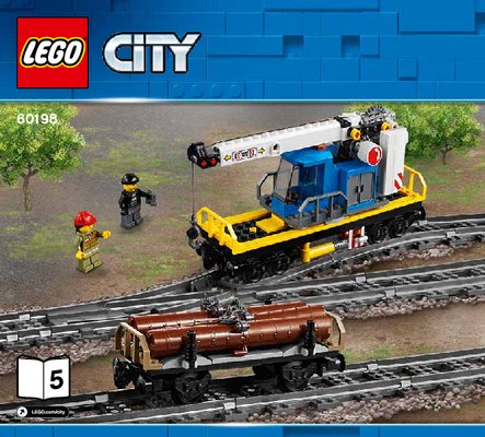 Istruzioni per la Costruzione - LEGO - 60198 - Cargo Train: Page 1