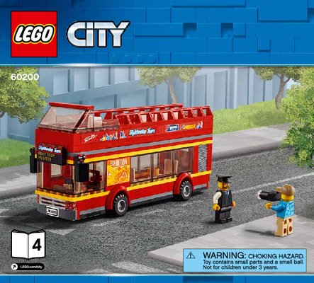 Istruzioni per la Costruzione - LEGO - 60200 - Capital City: Page 1