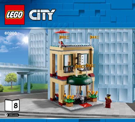 Istruzioni per la Costruzione - LEGO - 60200 - Capital City: Page 1