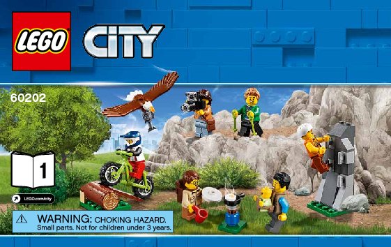 Istruzioni per la Costruzione - LEGO - 60202 - People Pack - Outdoor Adventures: Page 1