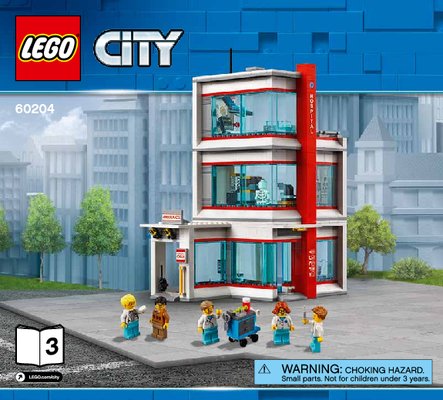 Istruzioni per la Costruzione - LEGO - 60204 - LEGO® City Hospital: Page 1