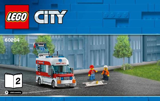 Istruzioni per la Costruzione - LEGO - 60204 - LEGO® City Hospital: Page 1